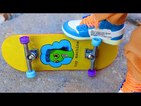 Finger Skateboard | Tech Deck SK8SHOP Bonus Pack | Toy Machine | Finger Boarding | Finger Boards
